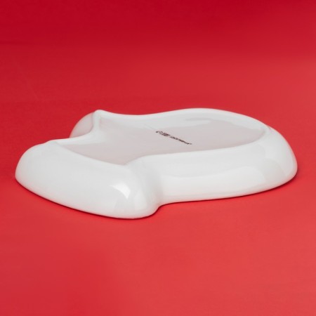 Board ceramic shade "Magic tree", ceramics, 20 × 18 × 3 cm, white color-3