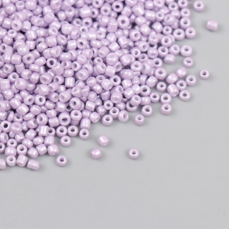 Glass beads 12/0 "delicate lilac" marshmallow 450 g