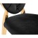Stool on a metal frame ODDA Metal/fabric, gold/black 50.5x65x91 cm