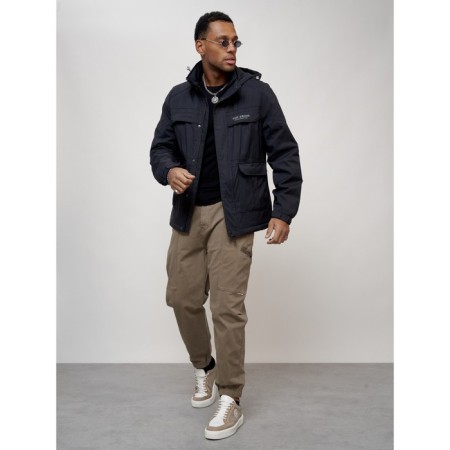 Sports male jacket, size 56, dark blue color-13