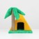 House for cats "Pyramid", with a claw "Palma", 38 x 40 x 61 cm