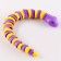 Developing toy "Snake", Mix colors
