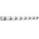 Horizontal Flip wall hanger, 8 hooks, white