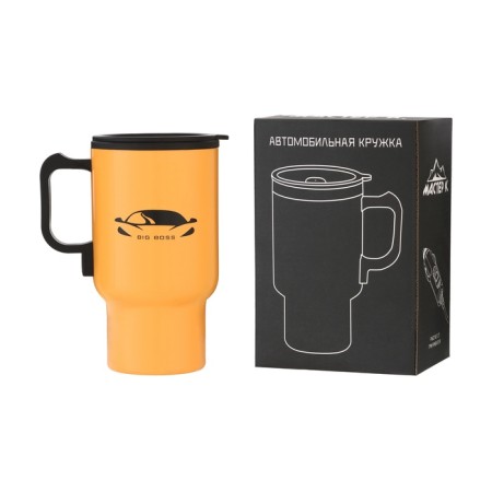 Thermal circle, 450 ml, car "Big Boss", saves heat 4 hours, 12 x 17 cm-2