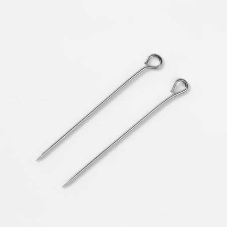 Portnovskiy pins, 30 mm, 40 pcs, silver color-2