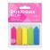 Bookmarks with adhesive edge plastic 12x45 mm 125l, Erichkrause, "Neon Arrows" mix