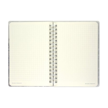 Note book A6, 80 sheets in a cage on the crest Forest Dream, plastic cover, with an elastic band, mix-4