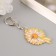 Acryl keychain "Bee on chamomile" 4x4.8 cm