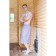 Velcro Kilt for a bathhouse and sauna 150x75 cm, male, cotton, 150 g/m, mix