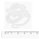 Schildik Metalloplastics SW "Dragon", sticker, 40*50 mm, SNO.171