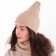 COMPLEMENT WINDER (hat/snood), cocoa color, size 56-58
