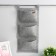 Organizer for storing the suspended Classic, 3 pockets, 31 × 67 cm, color gray mix