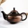 Tea Service "Ornament" old, kettle 1l/ sugar bowl 0.5l/ cream 0.3l/ cup 6x0.25l