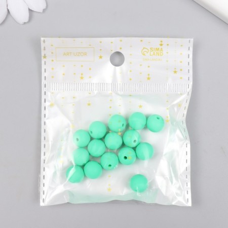 Busina silicone "Round" emerald green d = 0.9 cm-2