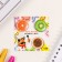 Icons sunset set 3 pcs d = 25 mm "Fruits" 7x7 cm