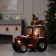 Figure LED "Festive Tractor", 25x13x21 cm, music, aah3, USB, glow warm white