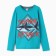 Longslit for a boy, turquoise color, height 134 cm