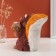 Decor "Squirrel with a mushroom, in the tail rye" 28x17x29.5 cm