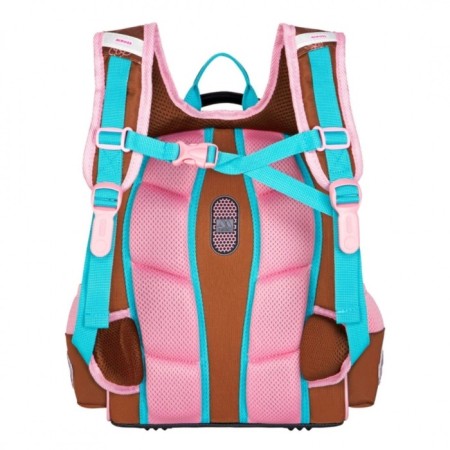 Frame backpack 35 x 28 x 13 cm, Across 193, filling: bag, brown ACR22-193-6-3