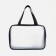 Cosmetic bag with lightning, black color