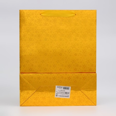 Packet Holography with a window, "Golden", M 32 x 25.5 x 11 cm-1