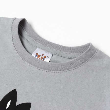 Pajama for a boy (longshilly/pants), gray/hedgehog color, height 98cm-1
