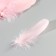 A set of feathers of the goose 13-18 cm, 20 pcs, light pink