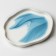 Plate Ceramic Neovstvo Territory "Divorces", 17 cm, white-blue color
