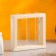 Kashpo wooden 15 × 4 × 15 cm with 3 flasks "Mini frame", naturally give beautifully