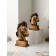 Set of figures "Horse head", polystone, 41 cm, 2 pcs, color gold