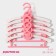 Hangers - clothes for clothes children's shares "Bear", 28 × 16 cm, 5 pcs, pink color