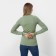 Female turtleneck, green color, size 54