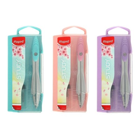 Zinc alloy, Maped Study Collector, with an ergonomic head, with a barrel, in a plastic case, included a pencil case with an additional neck, mix