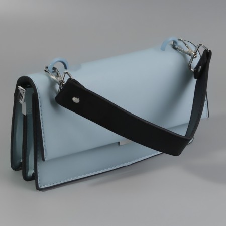 Handle for a bag, with carbines, 35 ± 1 cm × 3.5 cm, black/silver color-3