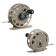Inertial coil, metal, 2 bearings, diameter 5.5 cm, brown color, TL55A