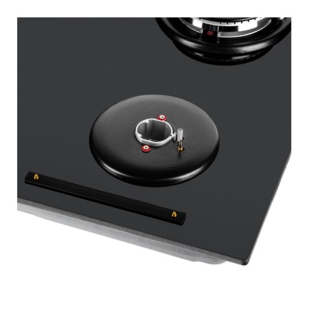 Hlect surface Maunfeld EGHG.64.63CB.R/G, gas, 4 burners, black-1