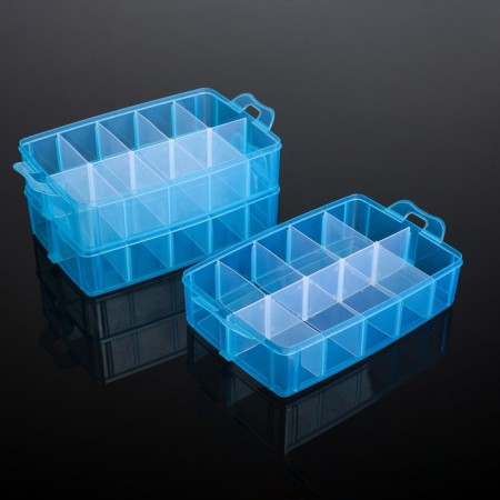 Organizer for storage, 3 tiers, 30 cells, 25 × 17 × 18 cm, color mix-4