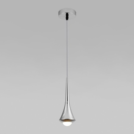Lamp Ceiling accent Elektrostandard, Hill LED 5 W, 92x92x1200 mm, IP20, chromium color
