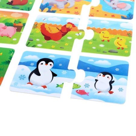 Pair puzzles "Where is my mom?"-2