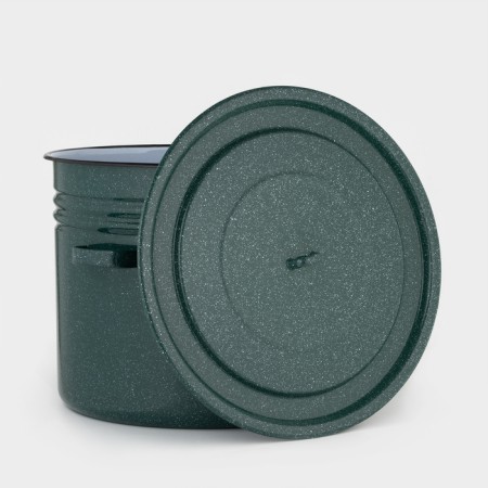 Enameled tank, 40 l, induction, green color-1