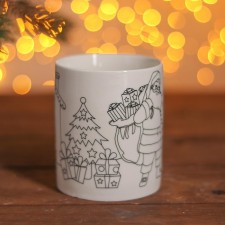 Mug for coloring 