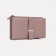 Women's wallet on the button, pink color
