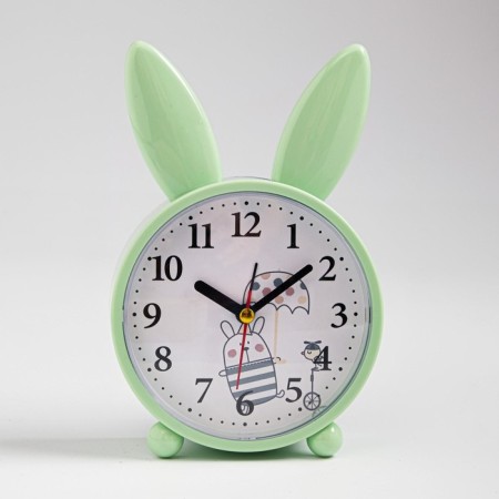 Clock - a boiler room “Bunny”, smooth move, dial D -10 cm, 16.5 x 11 cm, aa-2