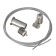 Trose suspension to the LED strip LED Strip Alm-P-2000, 200 cm, silver color