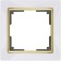 Frame for 1 post WL03-FRAME-01-WHITE-GD, Color Gold, White