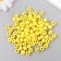 Beads for creativity tree "lemon yellow" d-0.8 cm, set of 20 g