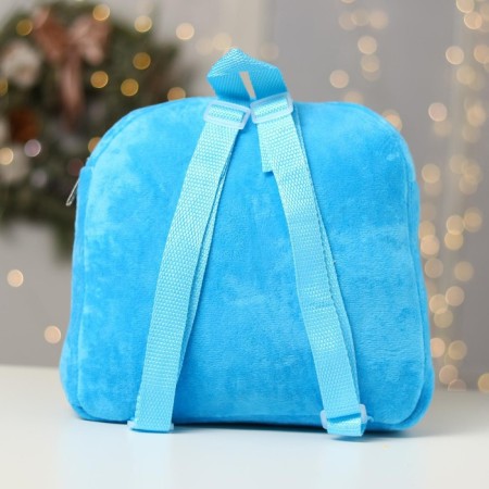 New Year's children's backpack "Deer and Snowman", 27x29 cm, for the New Year-4