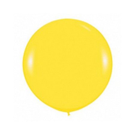 Latex ball 36 ", pastel, yellow color, 1 pc.