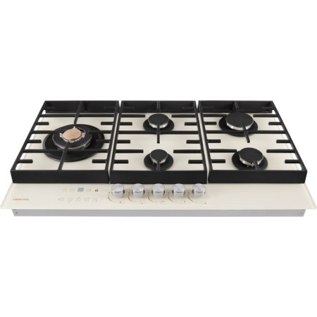 Hound surface HIBERG VM 9155 Y, gas, 5 fireproof, sensory timer, beige-3