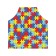 Apron kitchen with a photo print "Color Puzzles", adjustable, size OS